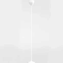 Lámpara de pie LED Rotaliana Drink, blanco mate