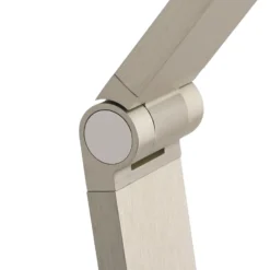 Lámpara de pie LED SAMSKY, acero, altura 161 cm, regulador táctil metálico