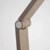 Lámpara de pie LED SAMSKY, color bronce, altura 161 cm, regulador táctil