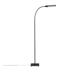 Lámpara de pie LED Servo, atenuable, CCT, negro