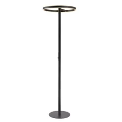 Lámpara de pie LED SLV One Straight, negra, 2700/3000 K