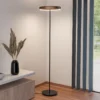 Lámpara de pie LED Stars of Light Trabuco, negro/marrón, 175 cm