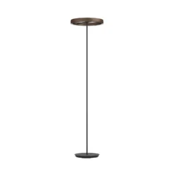 Lámpara de pie LED Stars of Light Trabuco, negro/marrón, 175 cm