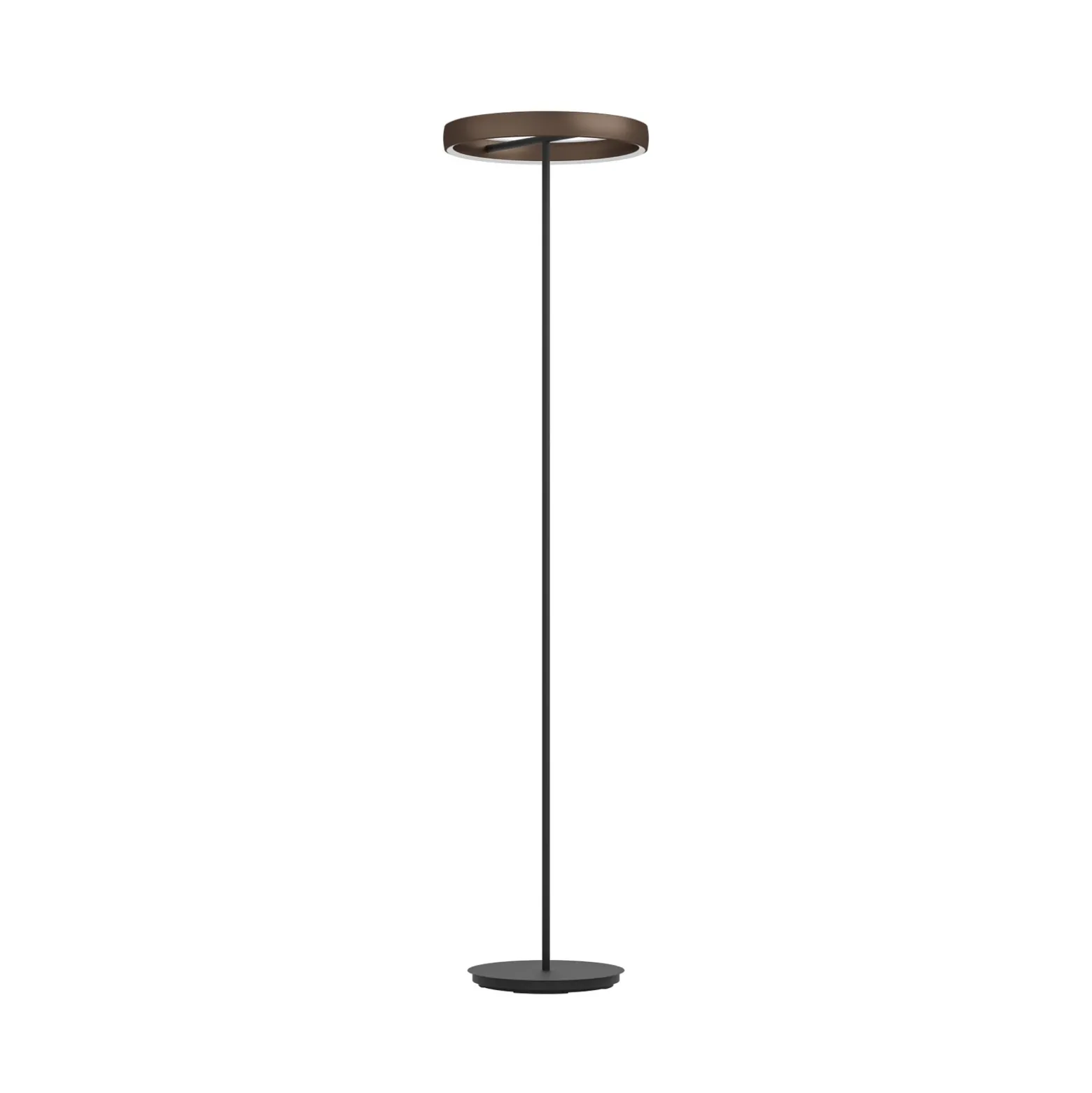 Lámpara de pie LED Stars of Light Trabuco, negro/marrón, 175 cm