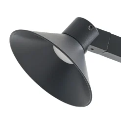 Lámpara de pie LED Steve de Lucande, negra, 130 cm, atenuable