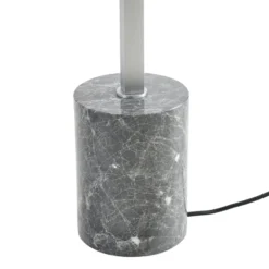 Lámpara de pie LED Steve de Lucande, aluminio, 130 cm, atenuable