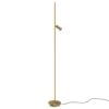 Lámpara de pie LED Thin de Maytoni, latón, aluminio, altura 155 cm, atenuable