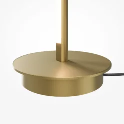 Lámpara de pie LED Thin de Maytoni, latón, aluminio, altura 155 cm, atenuable