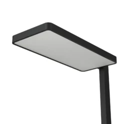 Lámpara de pie LED Timon de Arcchio, 54 W, negra, altura 195 cm