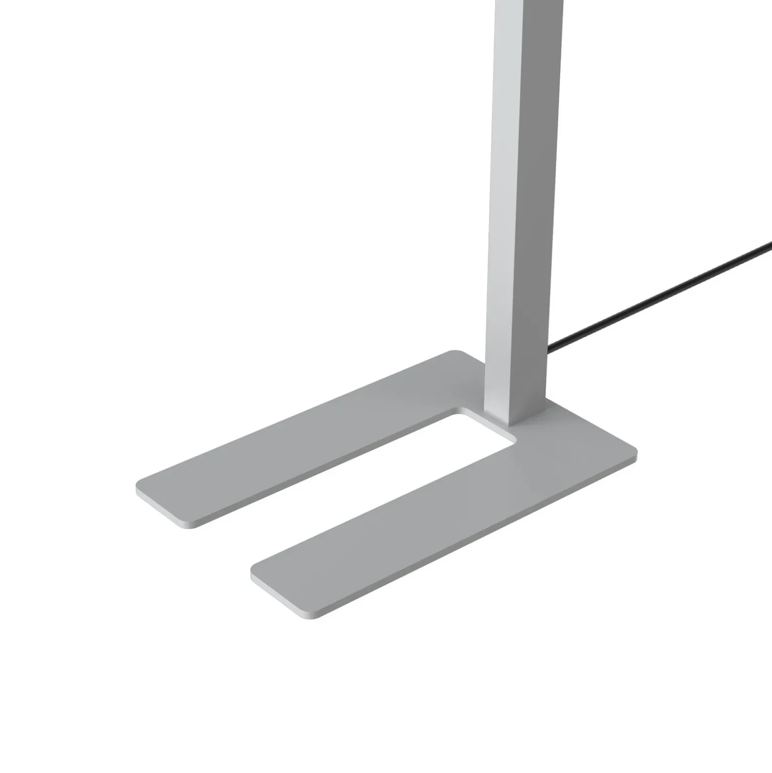 Lámpara de pie LED Timon de Arcchio, 54 W, plateada, altura 195 cm