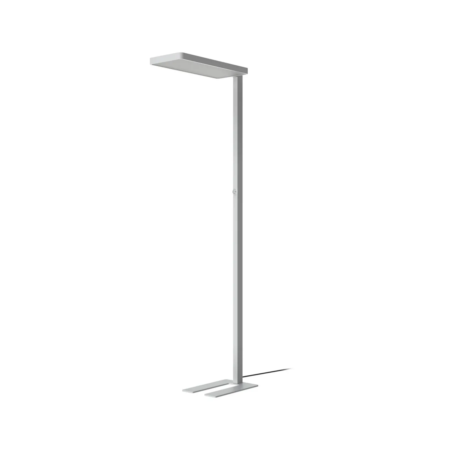Lámpara de pie LED Timon de Arcchio, 54 W, plateada, altura 195 cm
