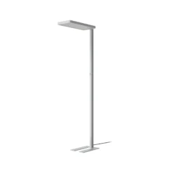 Lámpara de pie LED Timon de Arcchio, 54 W, plateada, altura 195 cm