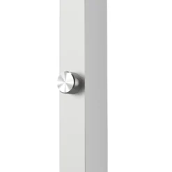Lámpara de pie LED Timon de Arcchio, 54 W, plateada, altura 195 cm