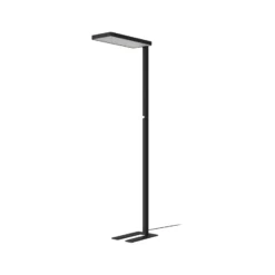 Lámpara de pie LED Timon de Arcchio, 54 W, negra, altura 195 cm
