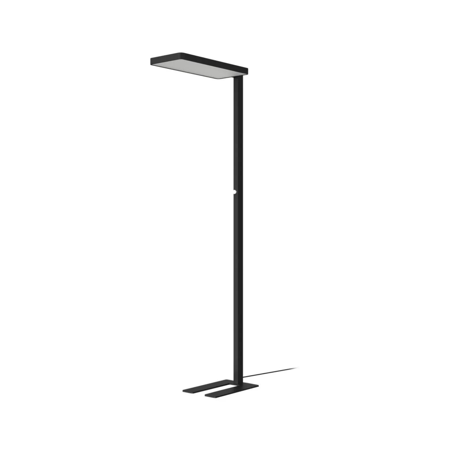 Lámpara de pie LED Timon de Arcchio, 54 W, negra, altura 195 cm