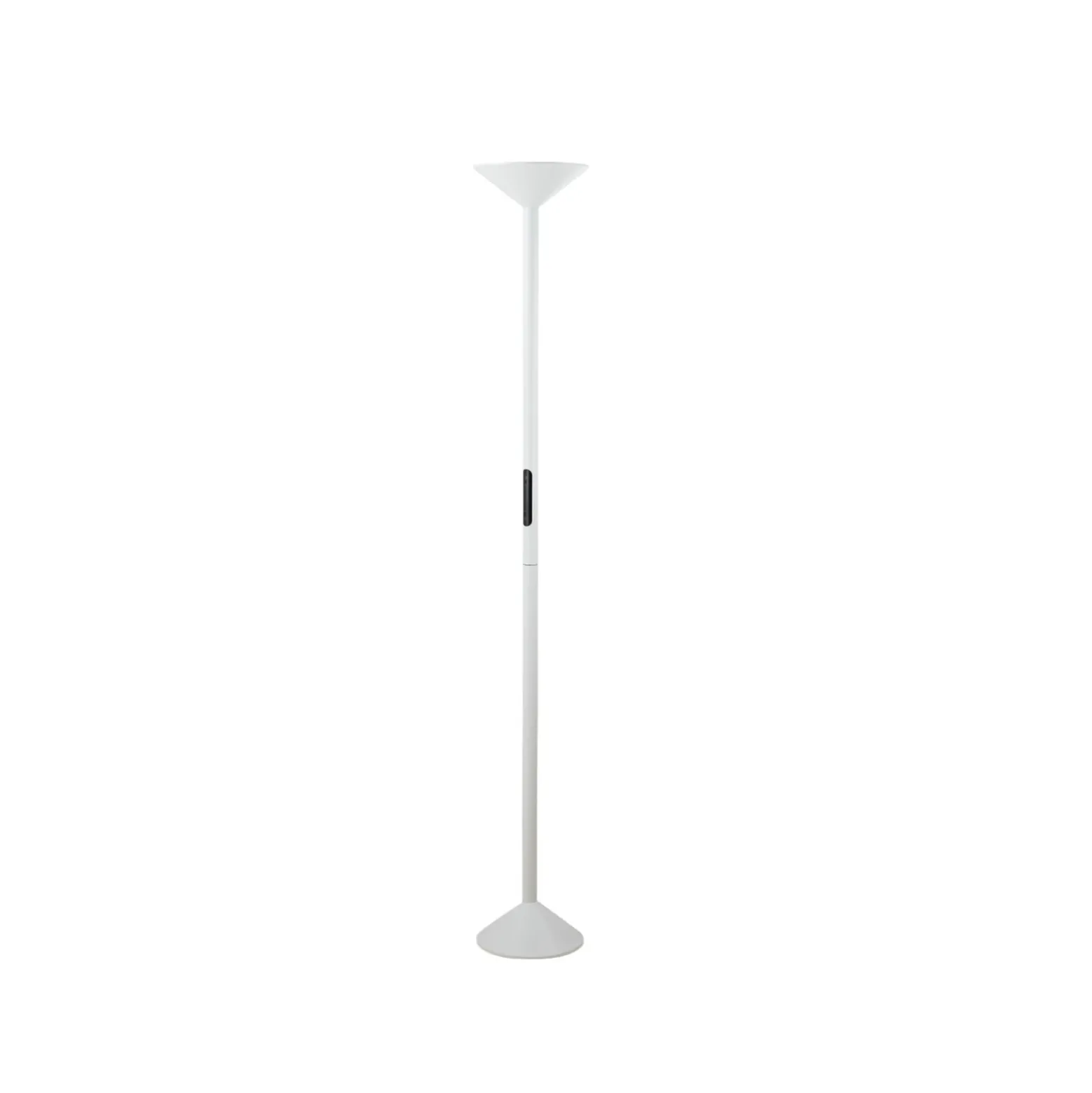 Lámpara de pie LED Tratto, blanco, metal, CCT, atenuable