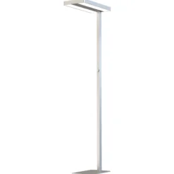 Lámpara de pie LED up/down 4000K dim plata