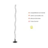 Lámpara de pie LED Wave 3.000K 120cm negro
