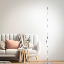 Lámpara de pie LED Wav 3.000K 120cm acero