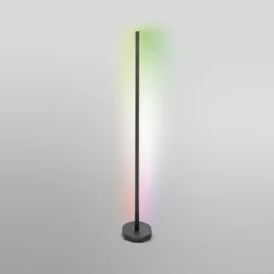 Lámpara de pie LED WiFi OSRAM SMART+ ROUND negra 140 cm RGB CCT