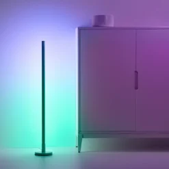 Lámpara de pie LED WiZ Pole, blanco y color regulables