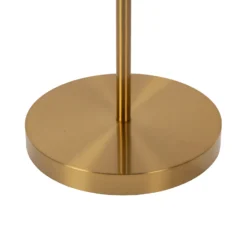 Lámpara de pie LED ZENITH, dorada, 2 luces, altura 180 cm, metal, atenuable