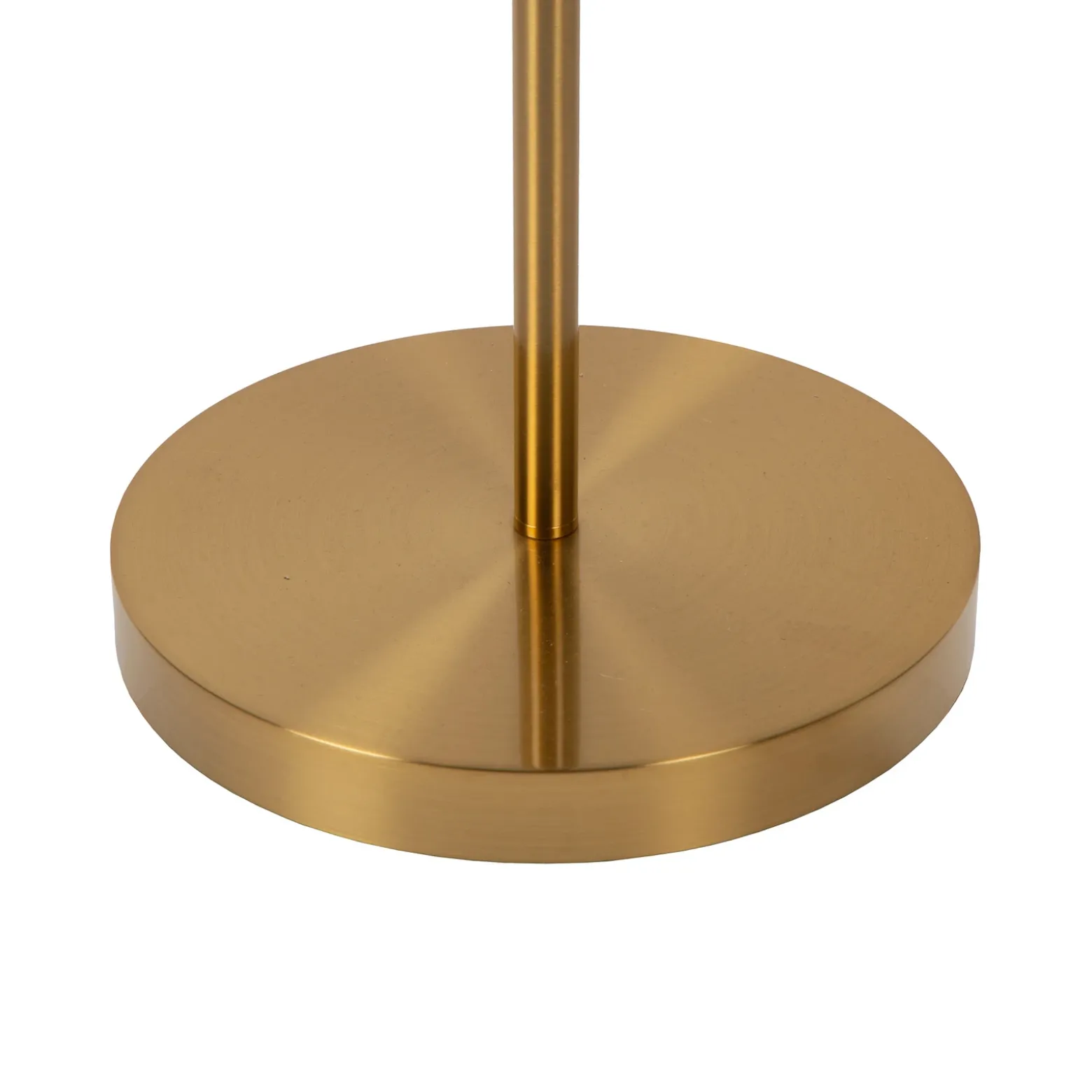 Lámpara de pie LED ZENITH, dorada, 2 luces, altura 180 cm, metal, atenuable