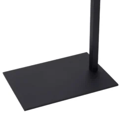 Lámpara de pie Lesley, negra, altura 130 cm, metal