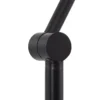 Lámpara de pie Lindby Corali, negra, metal, altura 176,5cm