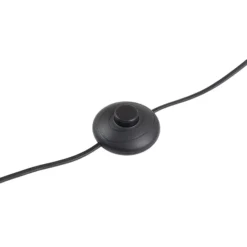 Lámpara de pie Lindby Jacinto, bambú, cáñamo, altura 130 cm