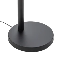 Lámpara de pie Lindby Jewa, negra, metal, 5 luces, E14
