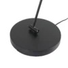 Lámpara de pie Lindby Jyla, 88 cm, negro mate, GX53, flexible