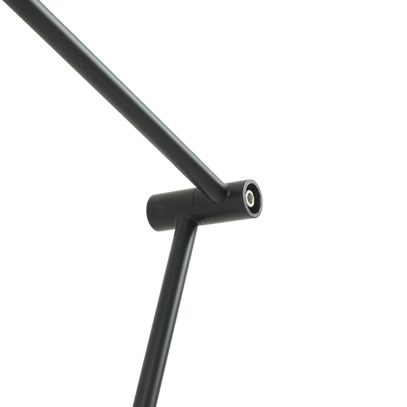 Lámpara de pie Lindby Jyla, 88 cm, negro mate, GX53, flexible
