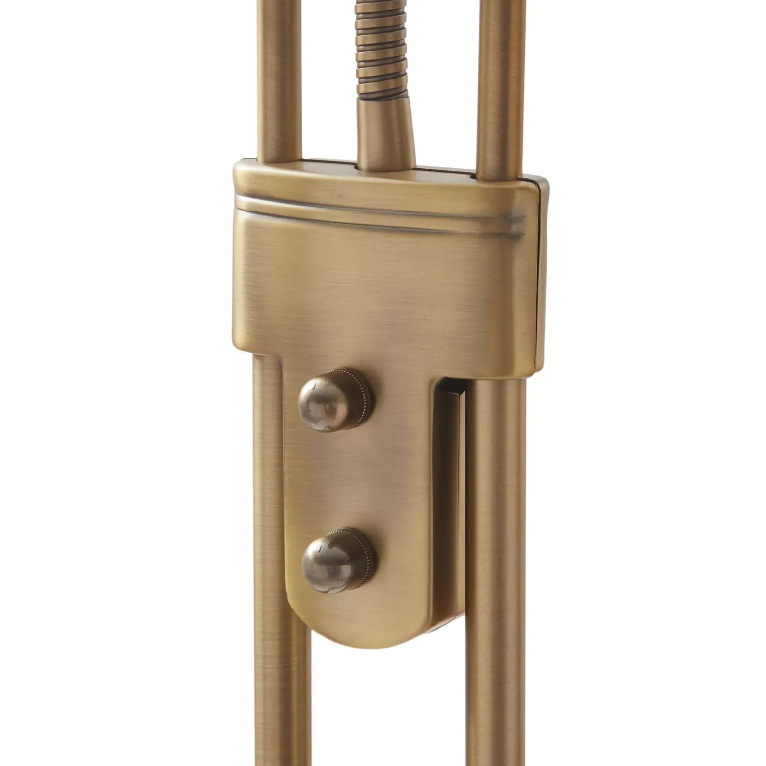 Lámpara de pie Lindby LED Josefin, bronce, brazo de lectura LED, atenuable