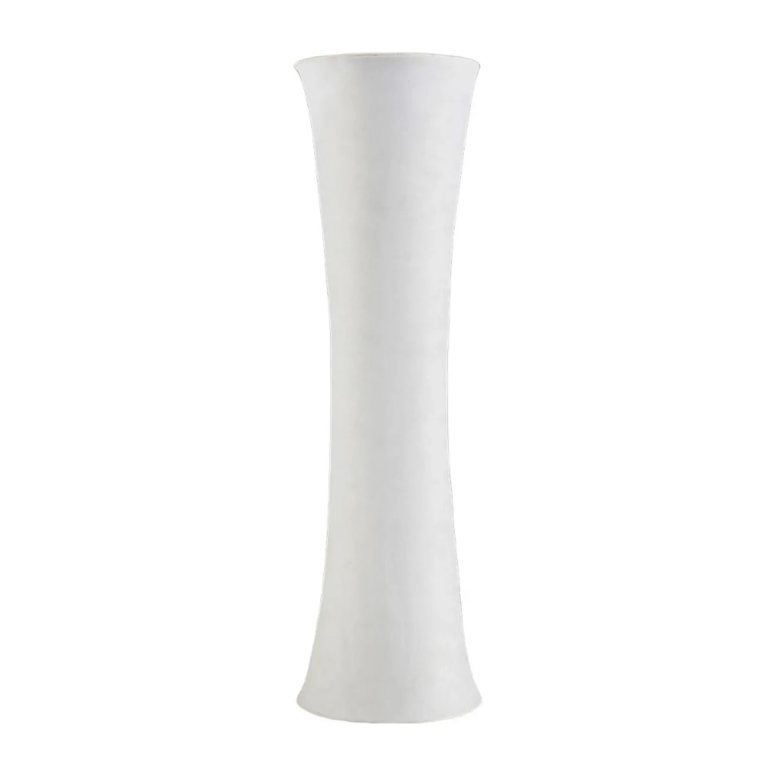 Lámpara de pie Lindby Liana, altura 123 cm, blanca, textil