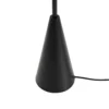 Lámpara de pie Lindby Norvik, altura 150 cm, negro/gris, metal