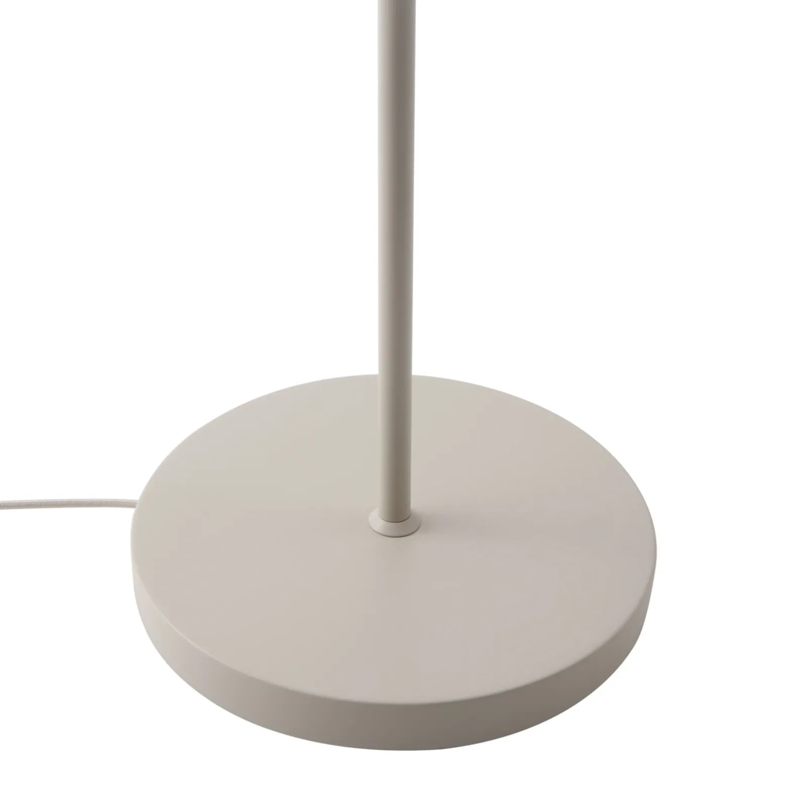 Lámpara de pie Lindby Ovelia, beige, metal, E27