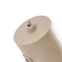 Lámpara de pie Lindby Vilo, beige, 153 cm, GU10, orientable