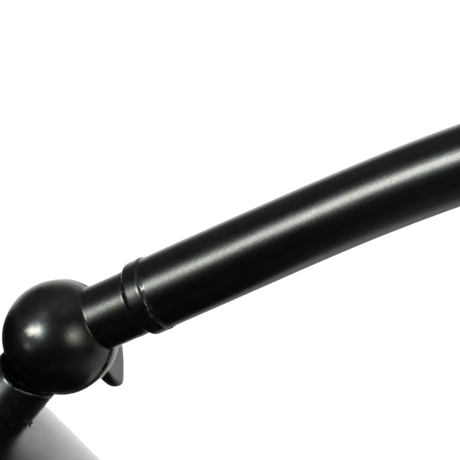 Lámpara de pie Lucande Alviero, 157 cm, negro, metal, mármol