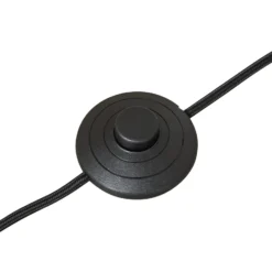 Lámpara de pie Lucande Fabrena, color natural, bambú, altura 138 cm