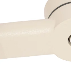 Lámpara de pie Lucande Silka, 173 cm, beige, regulable, E27
