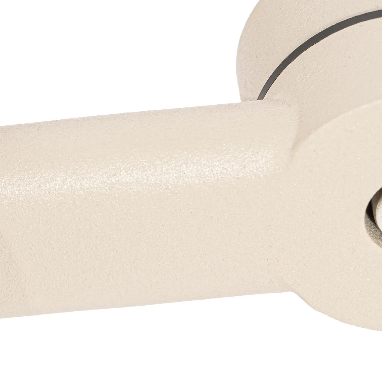 Lámpara de pie Lucande Silka, 173 cm, beige, regulable, E27
