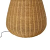 Lámpara de pie Lucande Takeo, ratán, altura 115 cm, E27