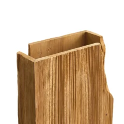 Lámpara de pie Lucande Tarry, madera, altura 137 cm, 4 x E27