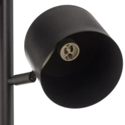 Lámpara de pie 1047, 3 luces, negro