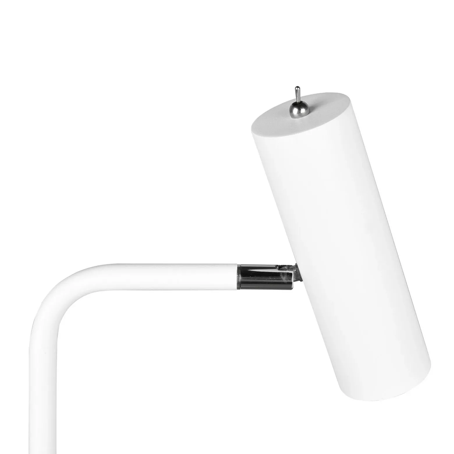 Lámpara de pie Marley, blanca, altura 151 cm, metal