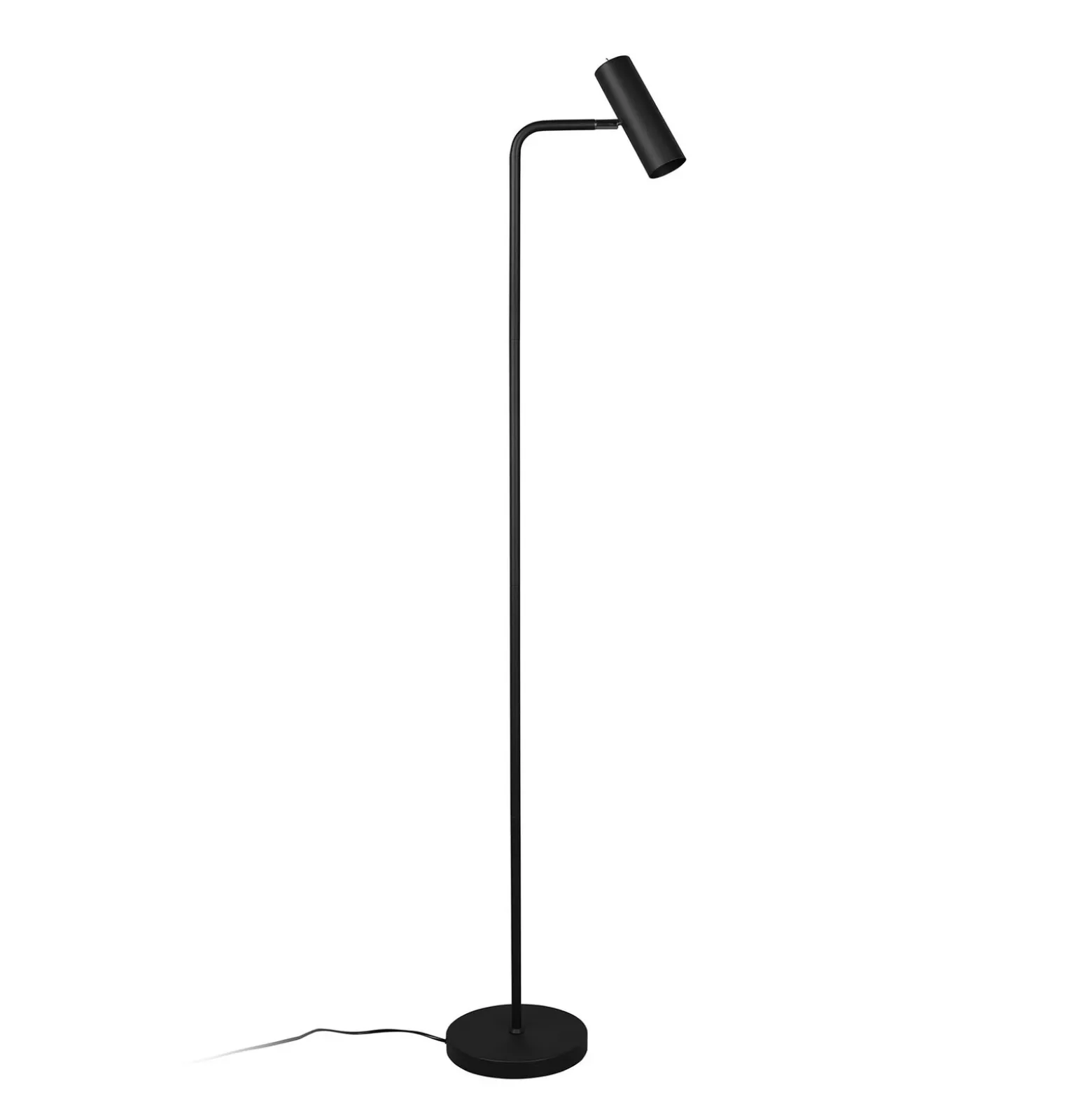 Lámpara de pie Marley, negra, altura 151 cm, metal