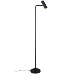 Lámpara de pie Marley, negra, altura 151 cm, metal