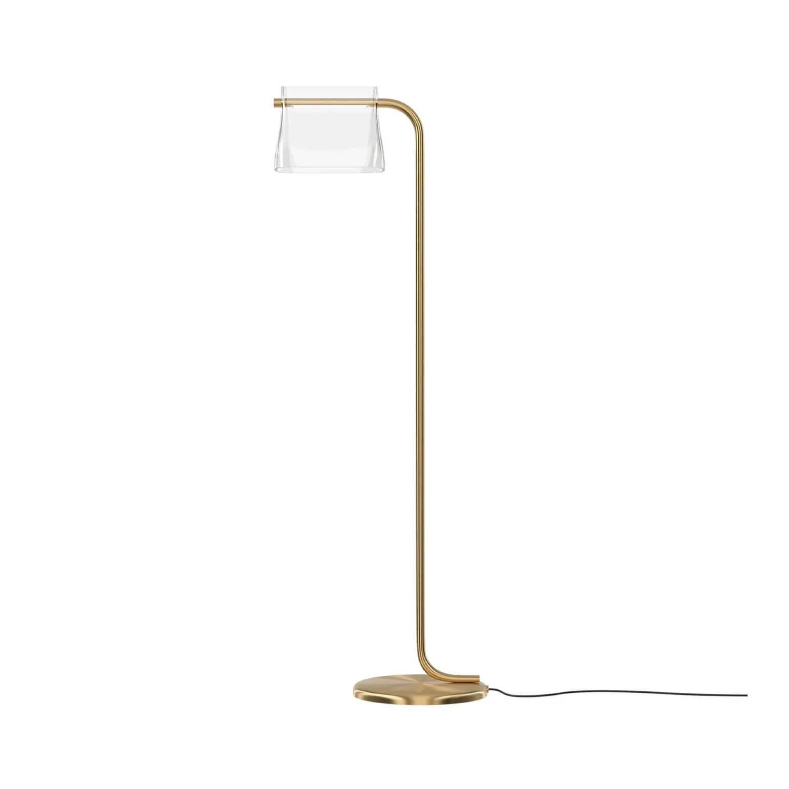Lámpara de pie Maytoni Cabaret, latón, altura 126,5 cm
