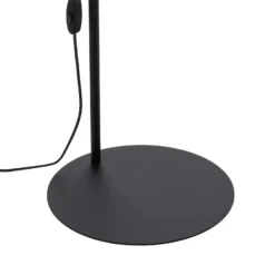 Lámpara de pie Nex, negra, metal, altura 140 cm, GU10